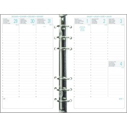 Exacompta - Organiseur Exatime 17 Baltique - 19 cm x 15 cm - 2024 - marron