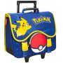 Pack mochila con ruedas Pokemon Pikachu 41 cm + estuche 2 compartimentos