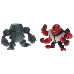 BEN 10 - Pack de 2 Minis Figurines - Fourarms & NRG