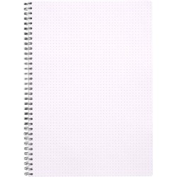 Notebook Rhodia Classic reliure intégrale 22,5x29,7 cm 160 pages dot détachables 80g - Noir