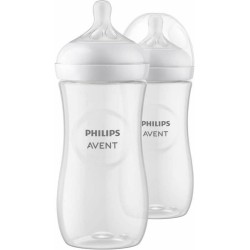 Philips Avent Lot de 2 Biberon Natural 330 ml 0-12 Mois