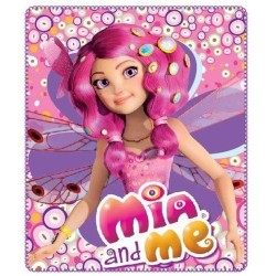 Mia and Me - Plaid Couverture Polaire Enfant- 120 x 140 cm