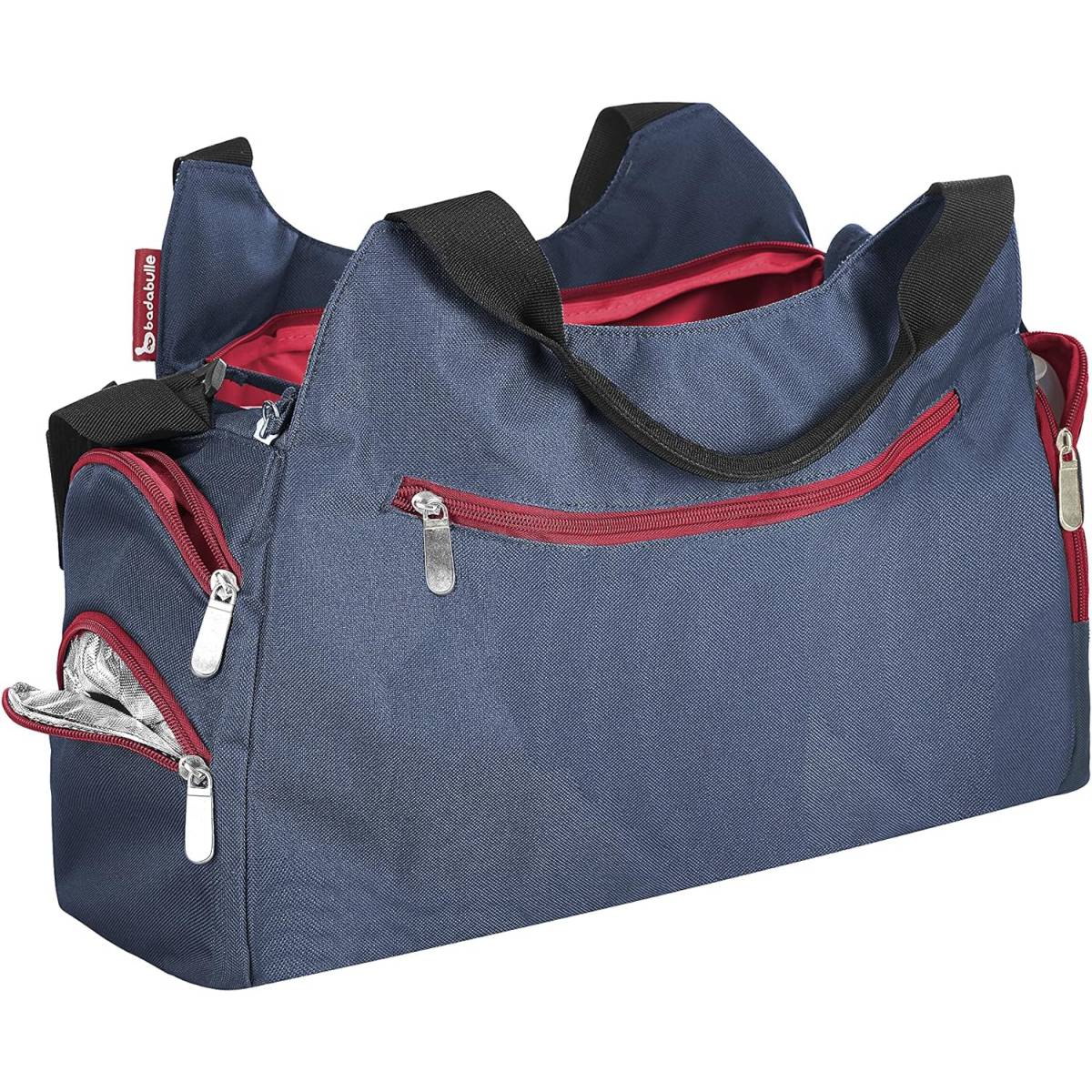 Badabulle' sac à langer grande capacité - gris/turquoise - Kiabi