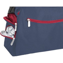 Badabulle Sac à Langer Multipocket Bleu Foncé Nombreux Rangements Complet avec Bandoulière