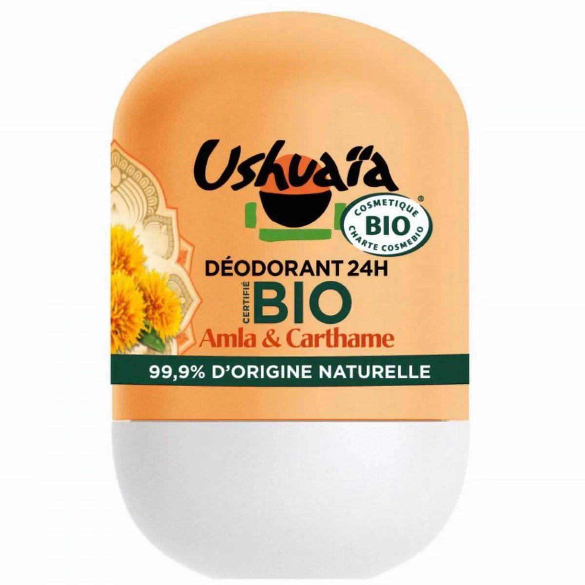 Ushuaïa Déodorant Bio 24h Femme Amla et Carthame 50ml