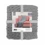 Plaid Grosses Mailles Chunky Gris 120 x 150 cm - The Home Deco