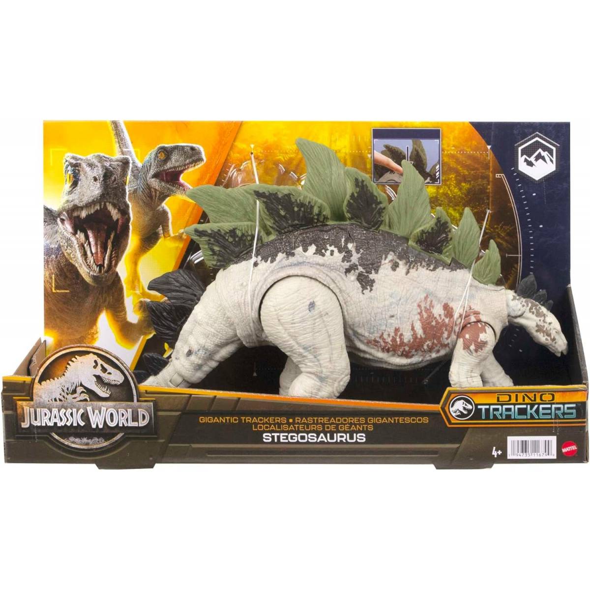 Jurassic World Figurine articulée Stégosaure Méga Action