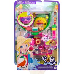 Polly Pocket Coffret Pastèque en Fête parfumé avec 2 mini-figurines Lila