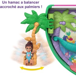 Polly Pocket Coffret Pastèque en Fête parfumé avec 2 mini-figurines Lila