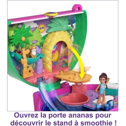 Polly Pocket Coffret Pastèque en Fête parfumé avec 2 mini-figurines Lila