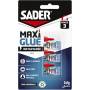 Sader Maxiglue Gel Super Glue Universelle 3 Tubes