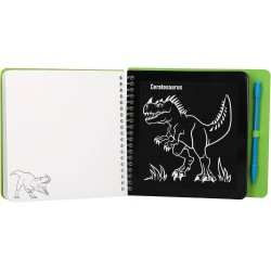 Depesche Dino World-Mini Magic Scratch Book avec Motifs Dinosaures