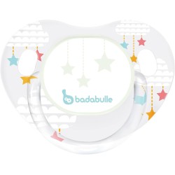 Lot de 2 Sucettes Phosphorescentes Badabulle Cloud and Stars 6-12 mois