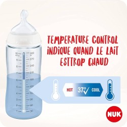 NUK biberon en verre First Choice+ Elephant