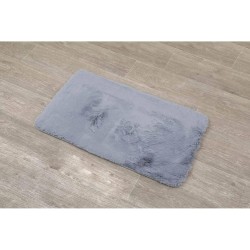 Tendance Tapis Microfibre 45 x 75 cm Extra-doux Gris