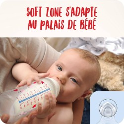 Nuk First Choice+ biberon de nuit, 0-6 mois anti-colique 300 ml Koala