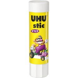 UHU Stic Mario kart - Bâtons de colle Mario Kart, lot 5 stics de 8,2 g