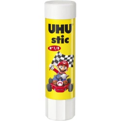 UHU Stic Mario kart - Bâtons de colle Mario Kart, lot 5 stics de 8,2 g