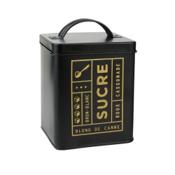 Boite de conservation Café et Sucre Cook Concept Noir Mat