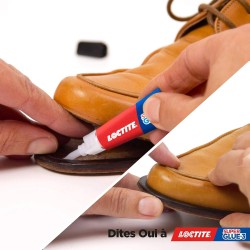 Loctite Super Glue-3 Original colle transparente à séchage rapide, 2 tubes 3 g