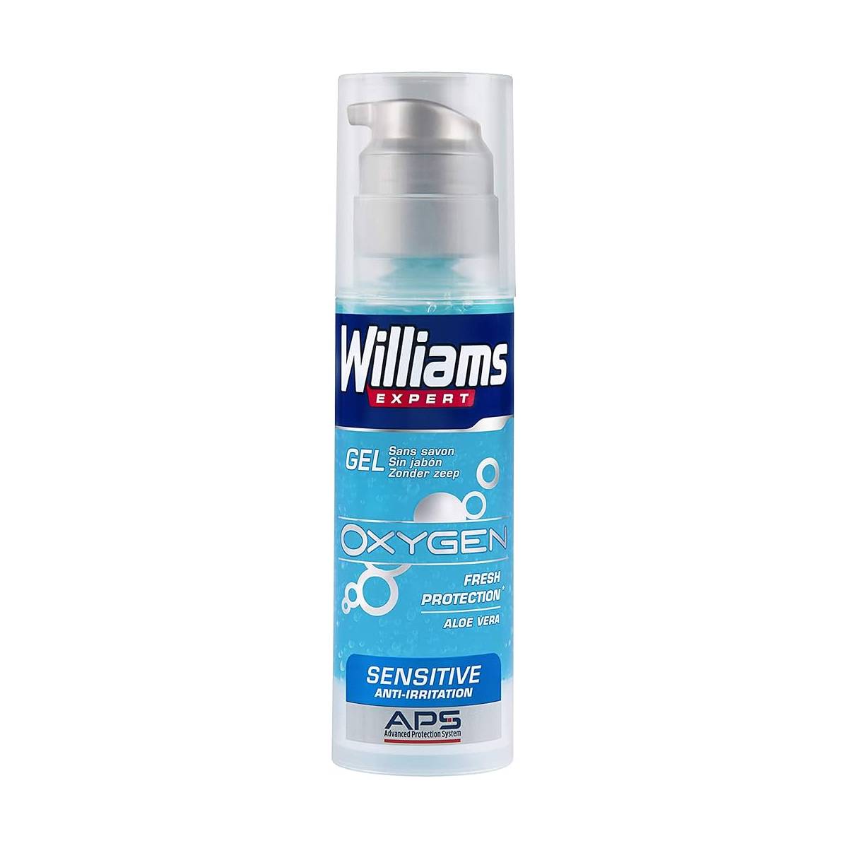 Williams Gel à raser non moussant peau sensible 150 ml