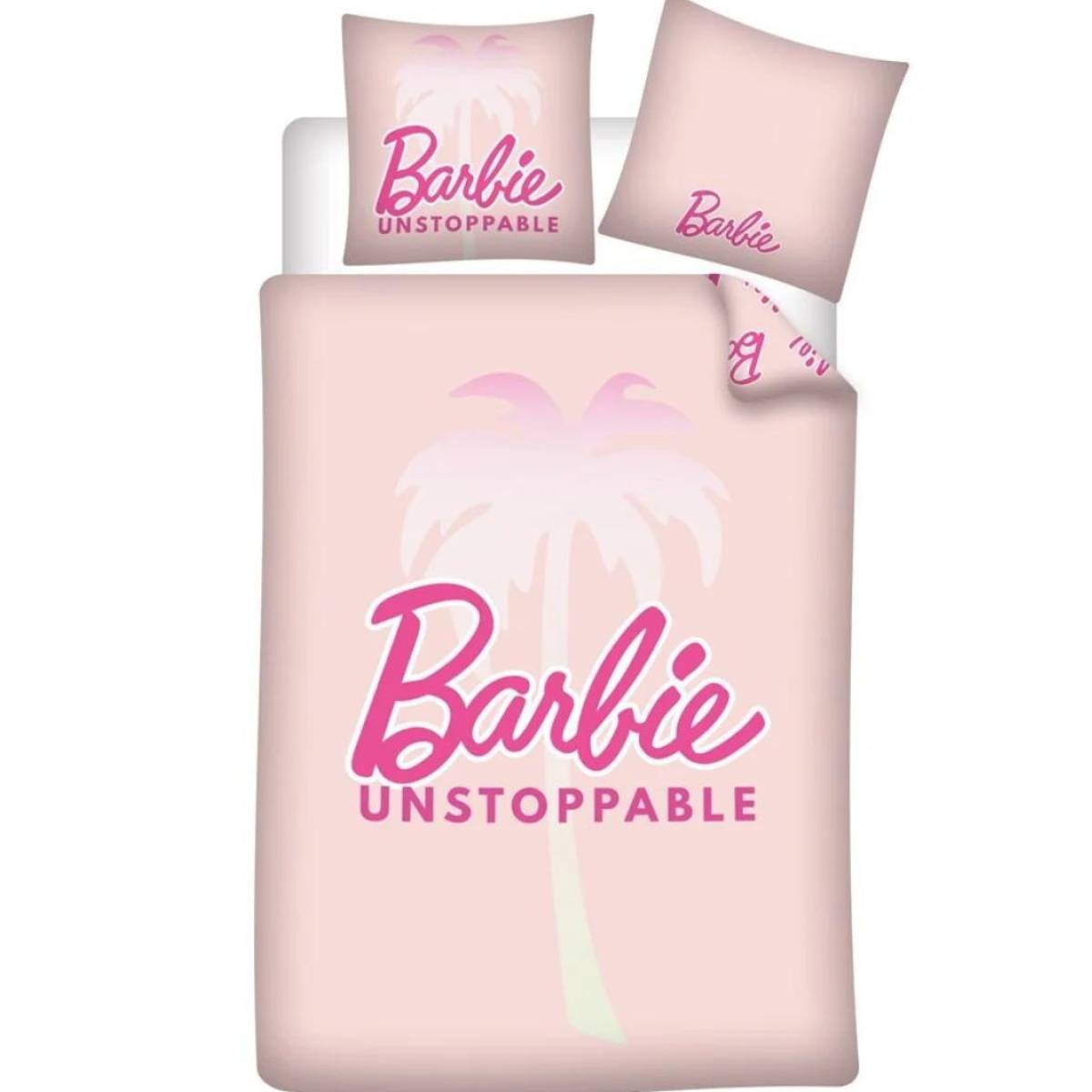 Housse de couette Barbie Unstoppable 140x200 cm rose