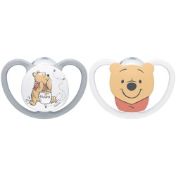 Set of 2 Nuk Space Winnie pacifiers 18-36 months