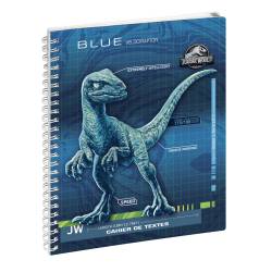 Cahier de textes Jurassic World Blue