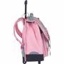 Cartable à roulette Kickers Premium Rose