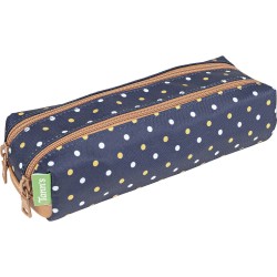 Trousse Double Tann's Les Fantaisies Faustine Bleu/ Moutarde