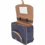 Cartable 35 cm Tann's Les Fantaisies Faustine Bleu/ Moutarde