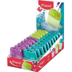 MAPED - Taille Crayons SHAKER - 2 Usages