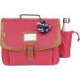 Cartable 38 cm avec poche gourde Tann's Les signatures Louise Fuchsia