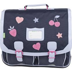 Cartable 41 cm Tann's Les Fantaisies Juliette Bleu marine