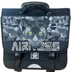 Mochila con ruedas Airness - 3 compartimentos - 41 cm - Negro