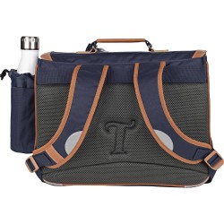 Cartable 38 cm avec poche gourde Tann's Les Signatures Camille Bleu Marine