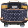 Trolley 38 cm Tann's Les Fantaisies Faustine Bleu/ Moutarde