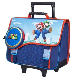 Cartable à roulettes Super Mario Bros 41 cm