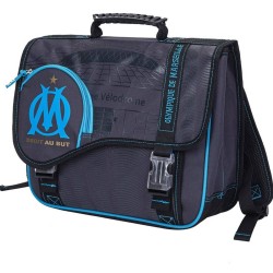 Cartable 38cm OLYMPIQUE DE MARSEILLE Anthracite Foncée