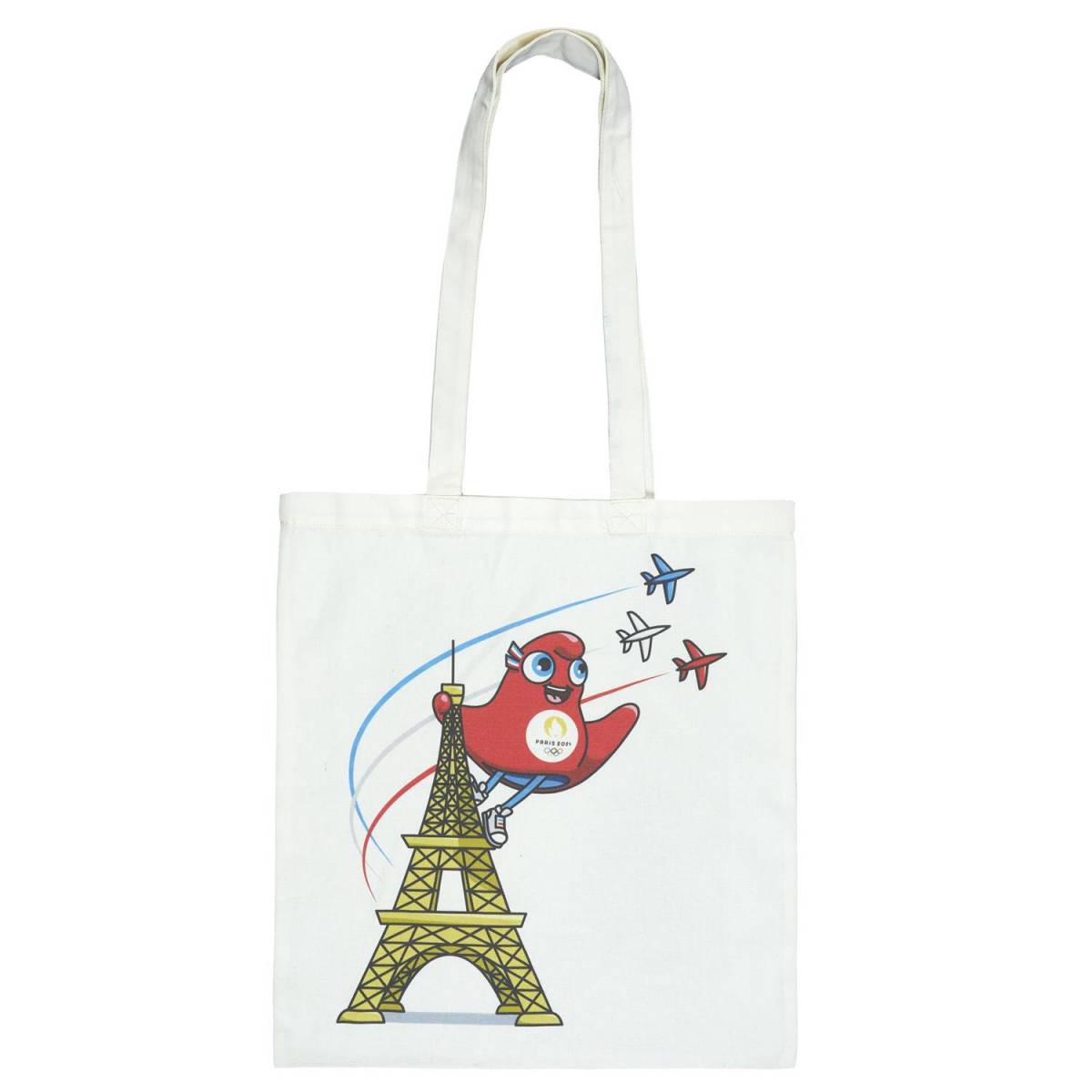 TOTE BAG 220G BLANCHI PARIS 2024 TOUR EIFFEL M50