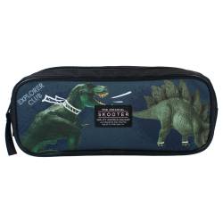 Trousse scolaire 2 compartiments Dino Skooter