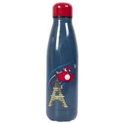 Bouteille isotherme Mascotte Tour Eiffel JO Paris 2024 50 cl Bleu