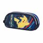 Trousse scolaire 2 compartiments POKEMON Marine