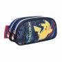 Trousse scolaire 2 compartiments POKEMON Marine