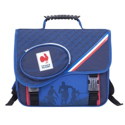 Cartable 38cm FEDERATION FRANÇAISE DE RUGBY Marine