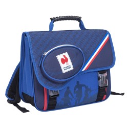 Cartable 38cm FEDERATION FRANÇAISE DE RUGBY Marine