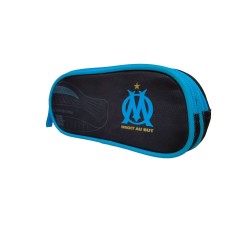 Trousse scolaire 2 compartiments OLYMPIQUE DE MARSEILLE Noir