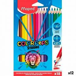 Crayon de couleur MAPED Colors' Peps Strong X18