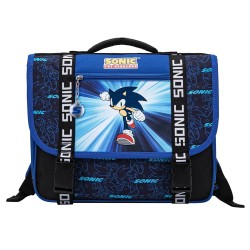 Cartable Sonic 38 cm 2 compartiments