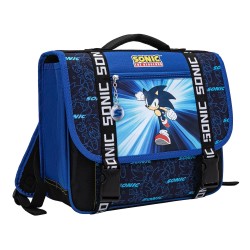 Cartable Sonic 38 cm 2 compartiments